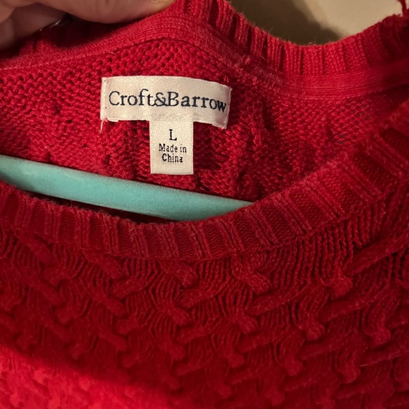 Red Croft and Barrow sweater size large - Picture 1 of 2